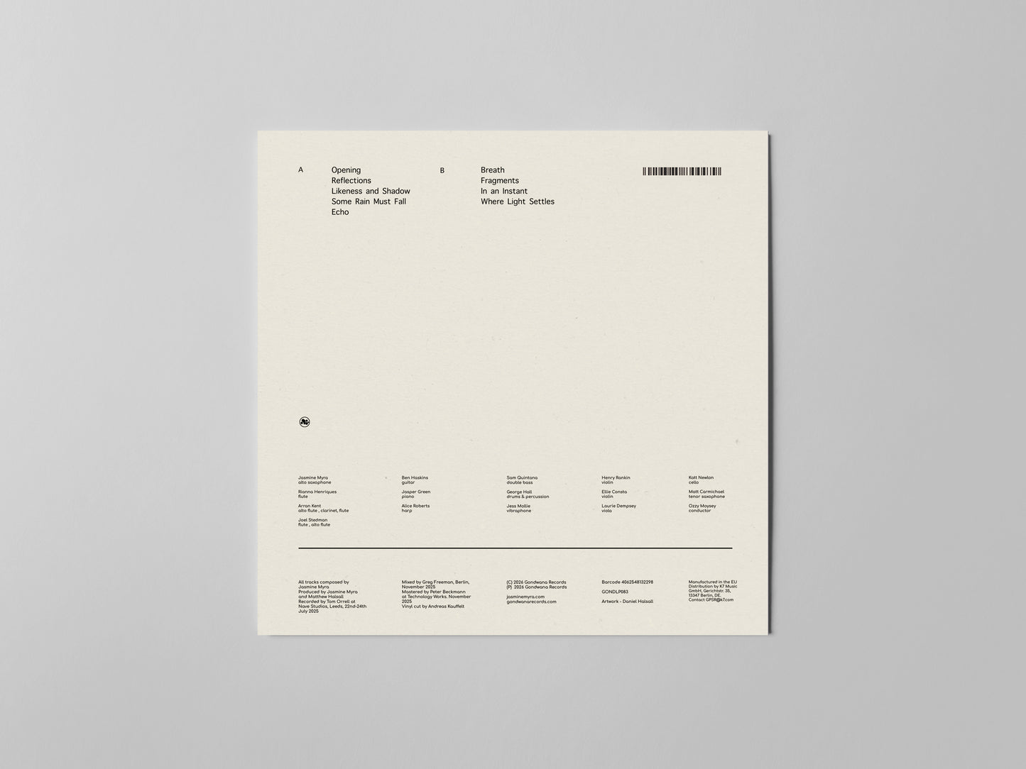 Jasmine Myra - Where Light Settles